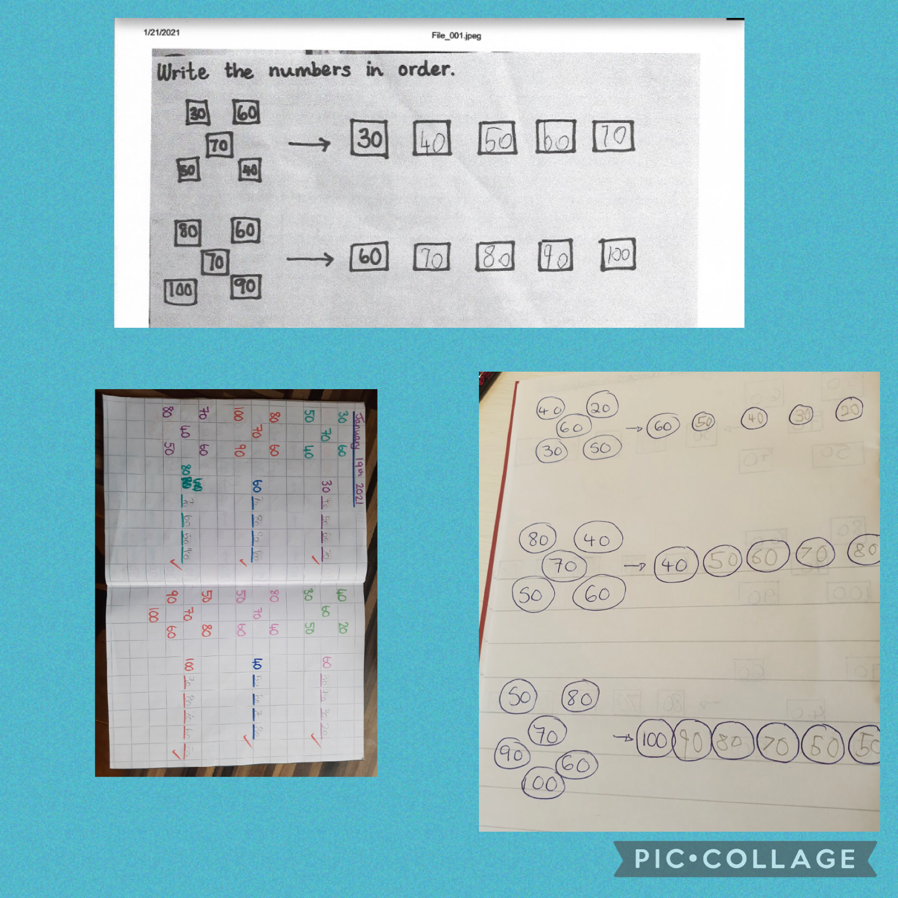 Counting in 10's